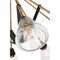 Nuvo Starlight 5-Light Chandelier, E26 60W, Matte Black, Clear Seeded 60/7685 - alternate 6